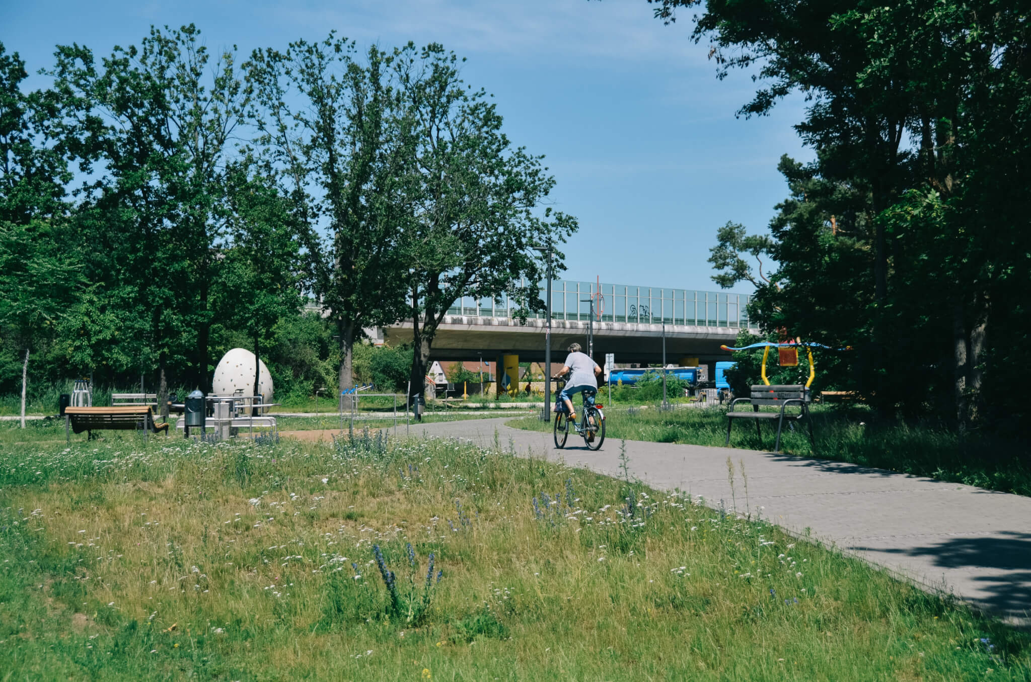 Ludwigsfelde grün Aktiv Park Fahrrad