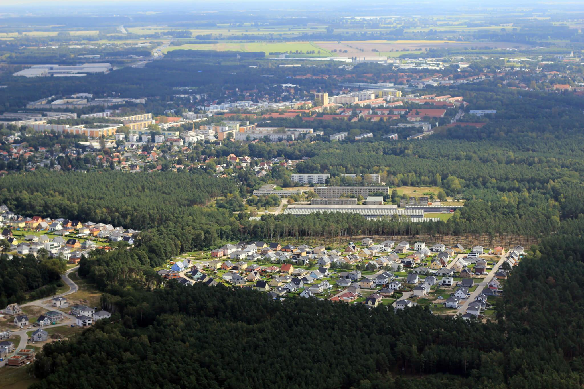 luftbild Waldsiedlung Ludwigsfelde